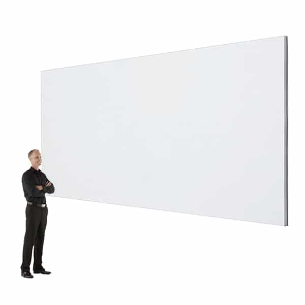 Large Seamless Projection Screen for Conferences