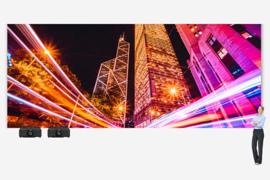 10m Projection Screen & Projectors