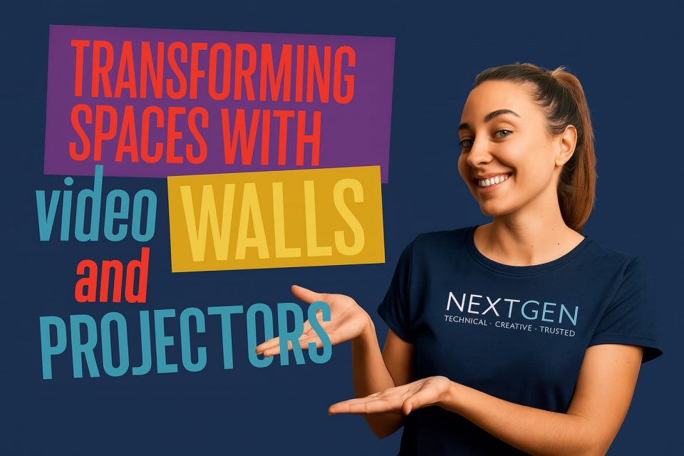 Event Visuals: Transforming Spaces with Video Walls and Projectors