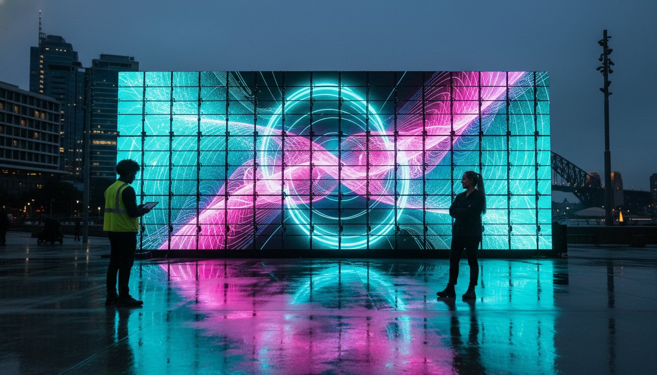 Outdoor LED Screen Hire Sydney: The 2026 Technical Reference Guide