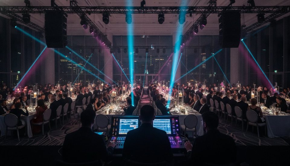 Gala dinner audio visual melbourne cbd: 2026 pricing and production costs