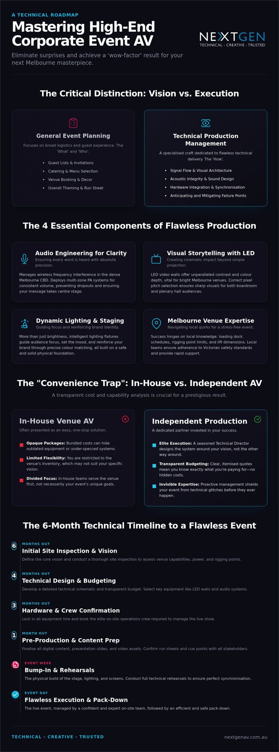 Event Production Management Melbourne: The 2026 Technical Excellence Guide