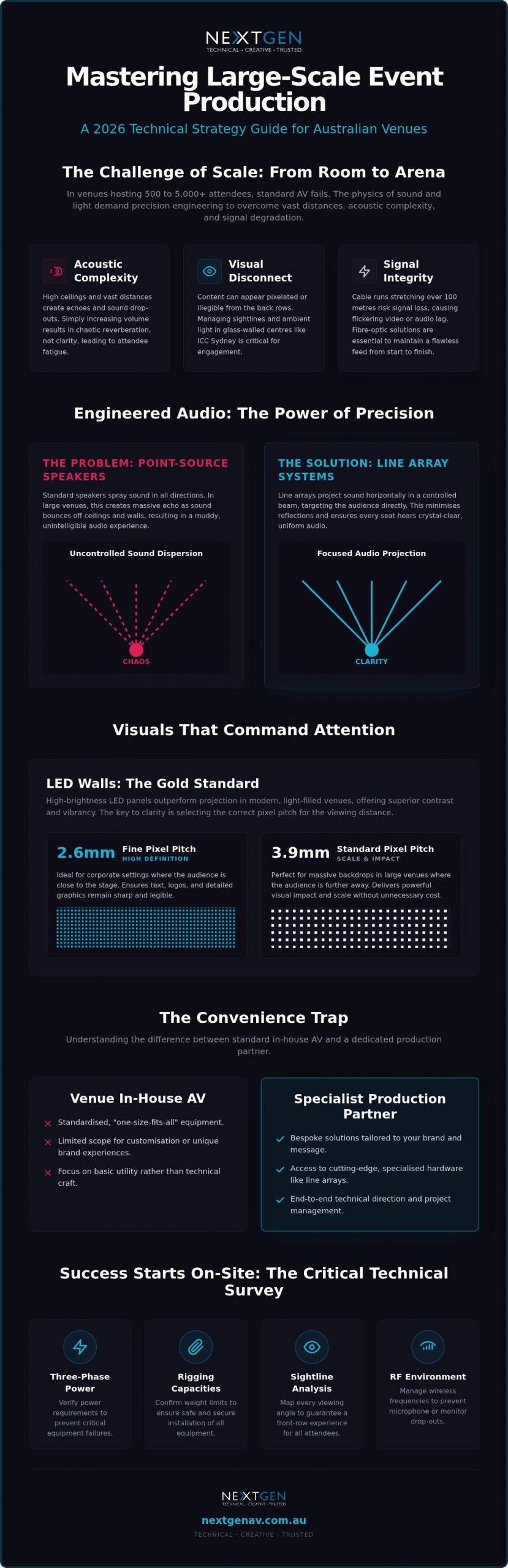 Large-Scale Event Production: 2026 AV Strategy Guide