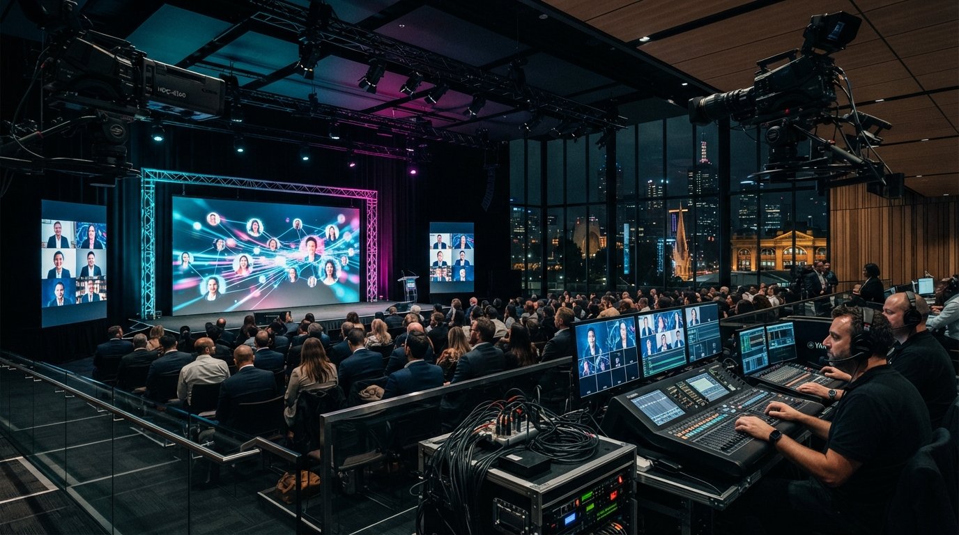 Hybrid Event Production Services Melbourne: The Complete 2026 Technical Guide