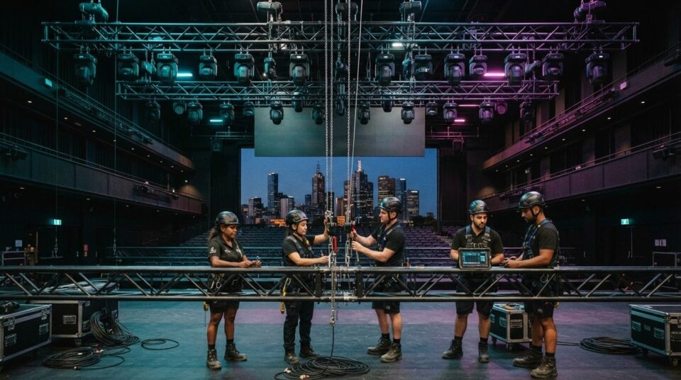 Professional Stage Rigging Services Melbourne: The 2026 Event Safety & Design Guide