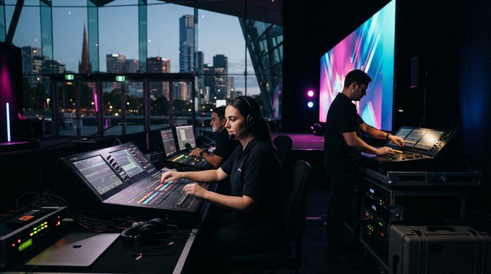 Event AV Technician Hire in Melbourne: Choosing Reliable Emergency Support