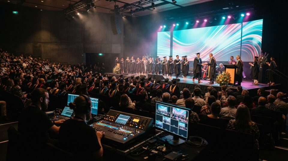 University Graduation AV Production: A Seamless Ceremony from Stage to Screen